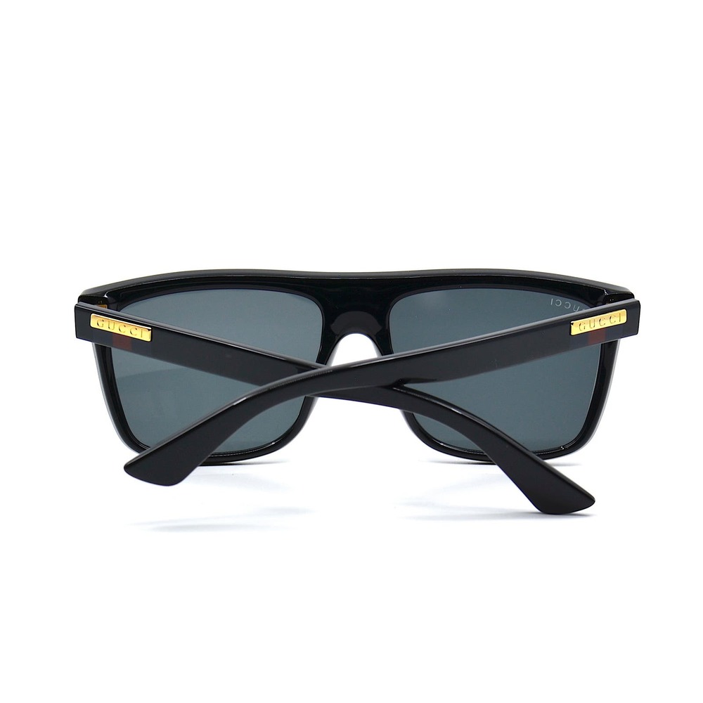 Gucci GG0748S Black Grey Sunglasses | Authentic | New w/ Case | 59-17-145 - Picture 8 of 13